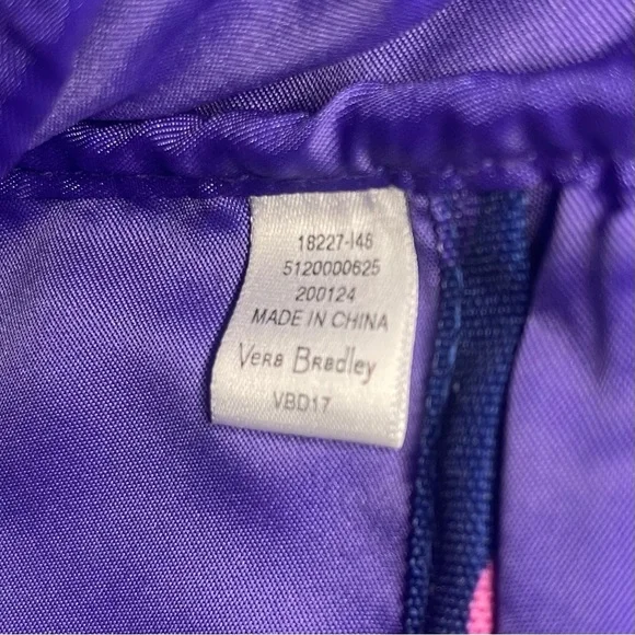 Vera Bradley Ellie Flowers Pattern Floral Messenger Bag - Picture 8 of 9